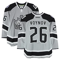 Slava Voynov Los Angeles Kings Practice-Used #26 Silver Reebok Jersey vs. Anaheim Ducks on January 25, 2014 - NHL Stadium Series - Worn During Warm-Ups