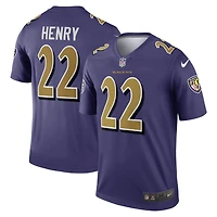 Men's Nike Derrick Henry Purple Baltimore Ravens Legend Player Performance Top