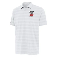 Men's Antigua White Joey Logano Three-Time NASCAR Cup Series Champion Tunnel Polo