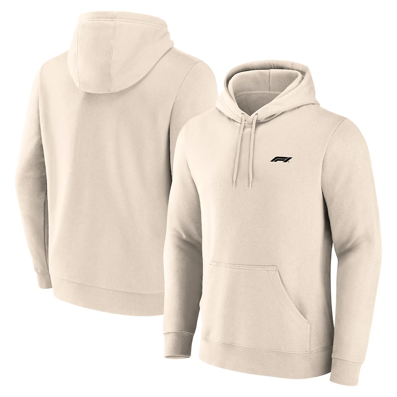 Men's Fanatics  Beige Formula 1 Pullover Hoodie