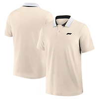Men's Fanatics  Beige Formula 1 Polo