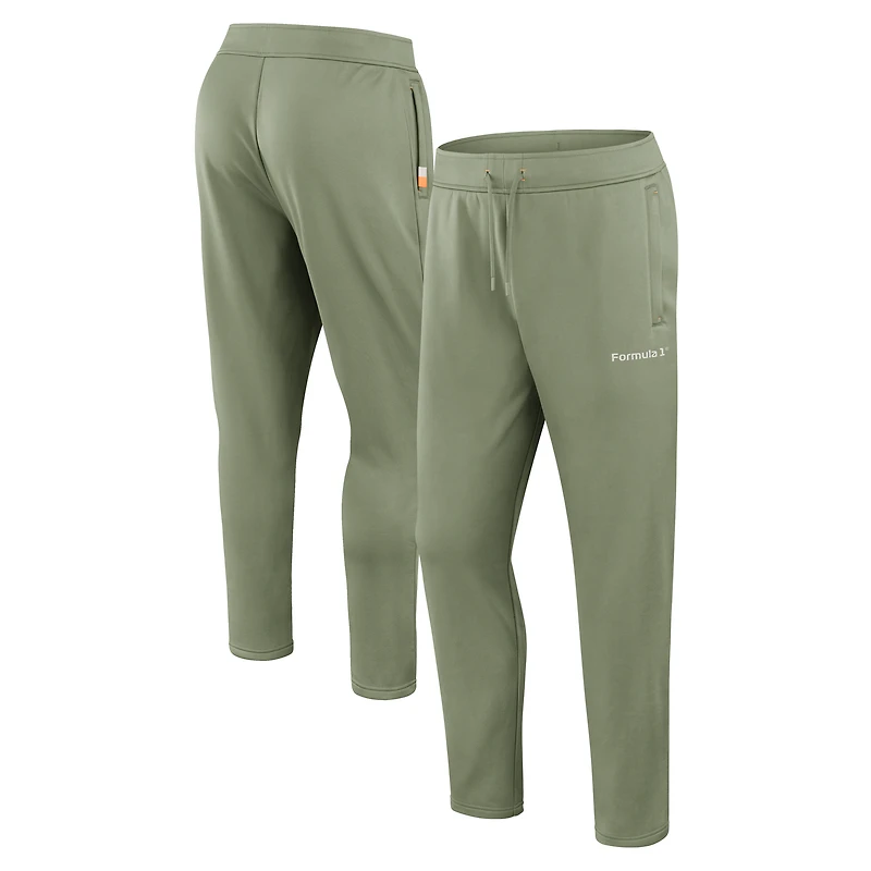 Men's Fanatics Olive Formula 1 Tracksuit Sweatpants