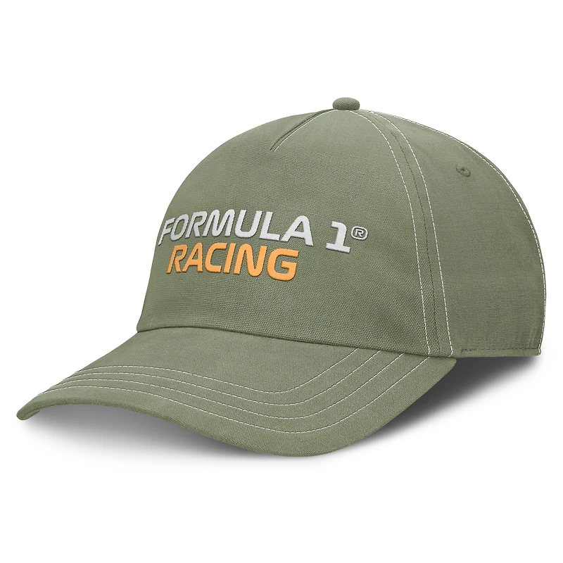 Men's Fanatics Olive Formula 1 Battle Adjustable Hat