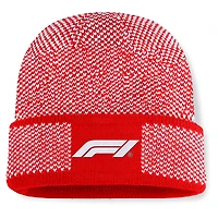 Men's Fanatics  Red Formula 1 Refuge Cuffed Knit Hat