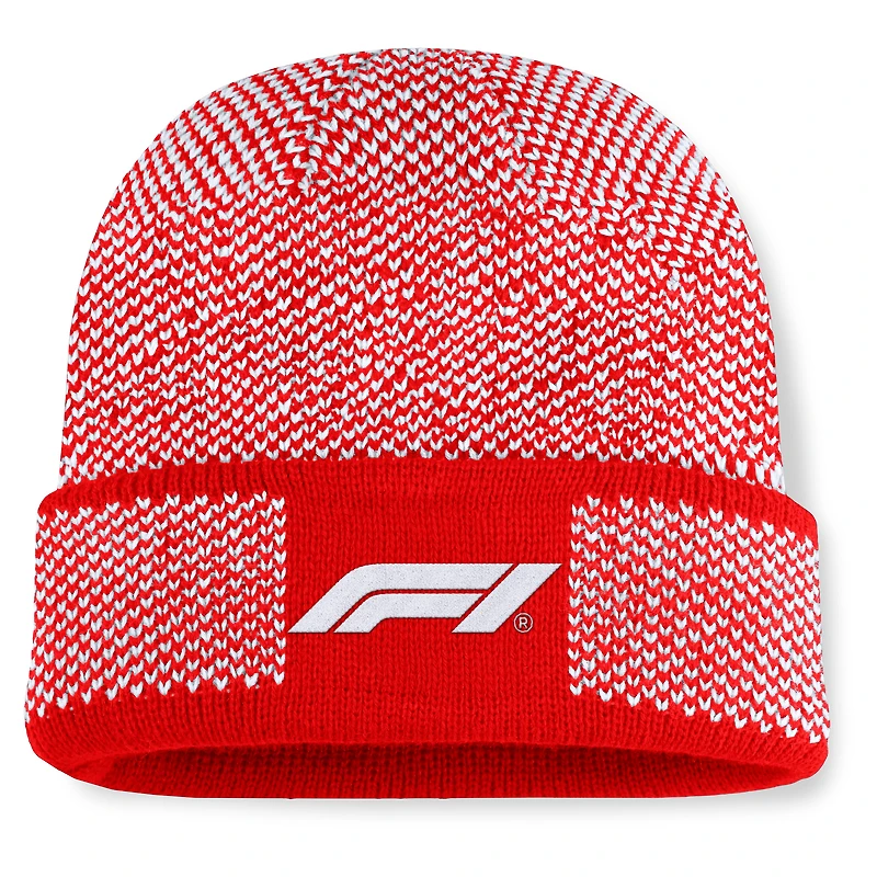 Men's Fanatics  Red Formula 1 Refuge Cuffed Knit Hat