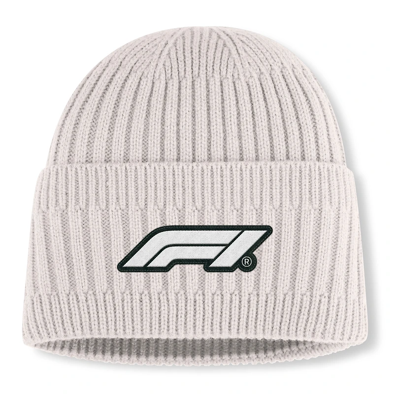Men's Fanatics  White Formula 1 Revery Cuffed Knit Hat