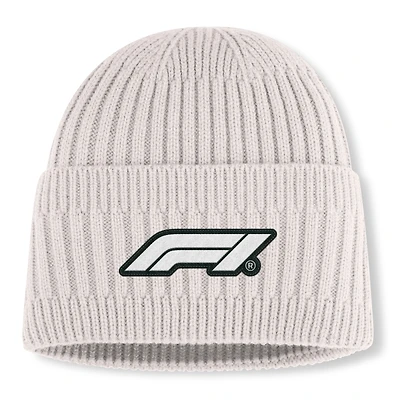 Men's Fanatics  White Formula 1 Revery Cuffed Knit Hat