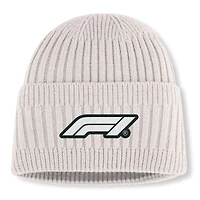 Men's Fanatics  White Formula 1 Revery Cuffed Knit Hat