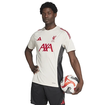 Men's adidas White Liverpool AEROREADY Training Jersey