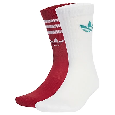 Unisex adidas White Liverpool Two-Pack Crew Socks Set