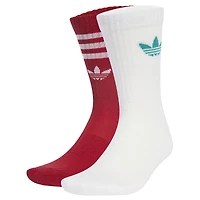 Unisex adidas White Liverpool Two-Pack Crew Socks Set