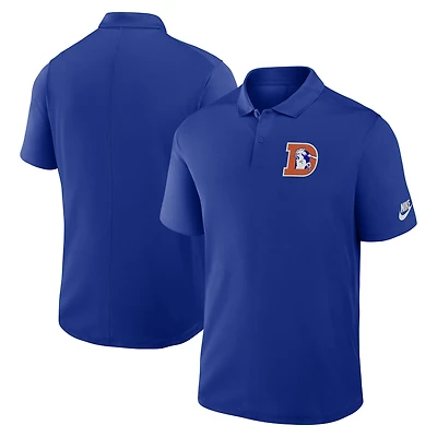 Men's Nike Royal Denver Broncos Rewind Victory Performance Polo