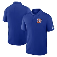 Men's Nike Royal Denver Broncos Rewind Victory Performance Polo