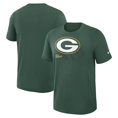 Men's Nike Green Bay Packers Left End Run Slub Performance T-Shirt