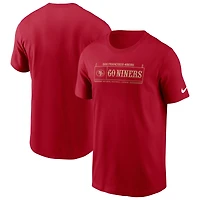 Men's Nike Scarlet San Francisco 49ers Primetime Local Essential T-Shirt