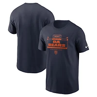 Men's Nike Navy Chicago Bears Primetime Local Essential T-Shirt