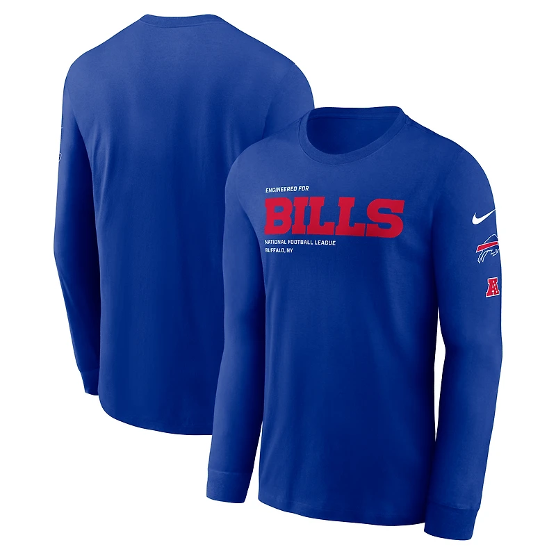 Men's Nike Royal Buffalo Bills Play to Win Essential Long Sleeve T-Shirt