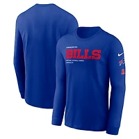Men's Nike Royal Buffalo Bills Play to Win Essential Long Sleeve T-Shirt