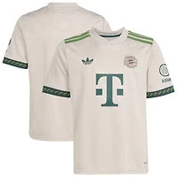Youth adidas  Tan Bayern Munich 2025/26 Fourth Replica Jersey