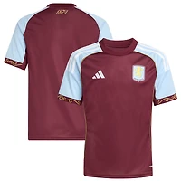 Youth adidas  Claret Aston Villa 2025/26 Home Replica Jersey