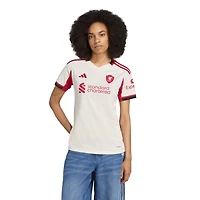Women's adidas White Liverpool 2025/26 Away Replica Jersey