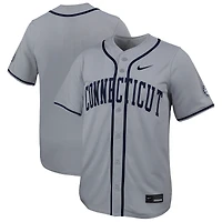 Men's Nike Gray UConn Huskies Limited Baseball Jersey
