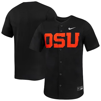 Men's Nike Black Oregon State Beavers Limited Baseball Jersey