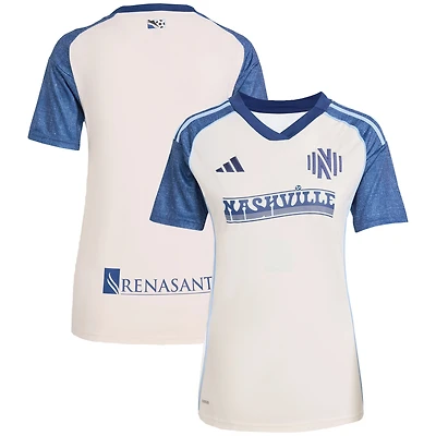 Women's adidas White Nashville SC 2025 Third Replica Jersey