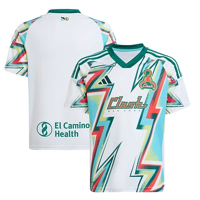 Youth adidas White San Jose Earthquakes 2025 Third Replica Jersey