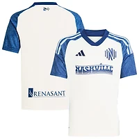 Youth adidas White Nashville SC 2025 Third Replica Jersey