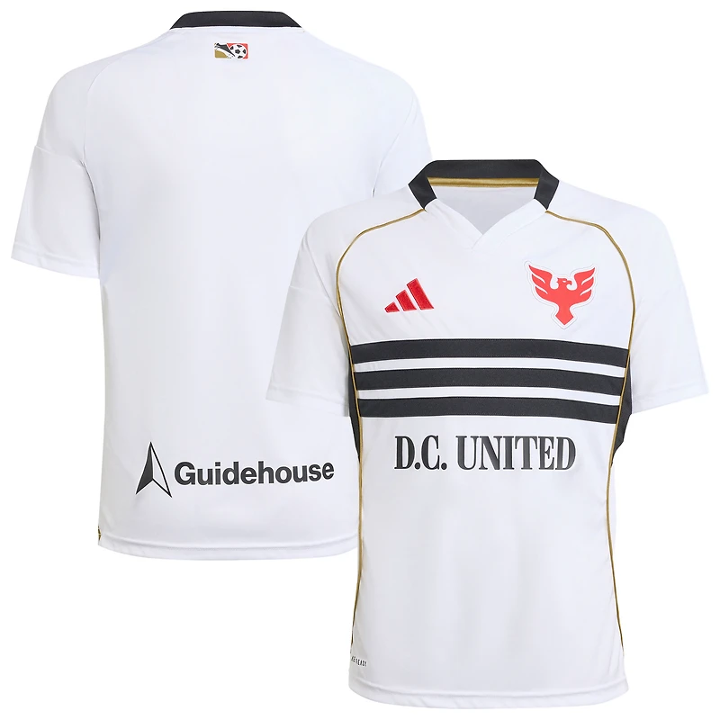 Youth adidas White D.C. United 2025 Third Replica Jersey