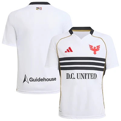 Youth adidas White D.C. United 2025 Third Replica Jersey