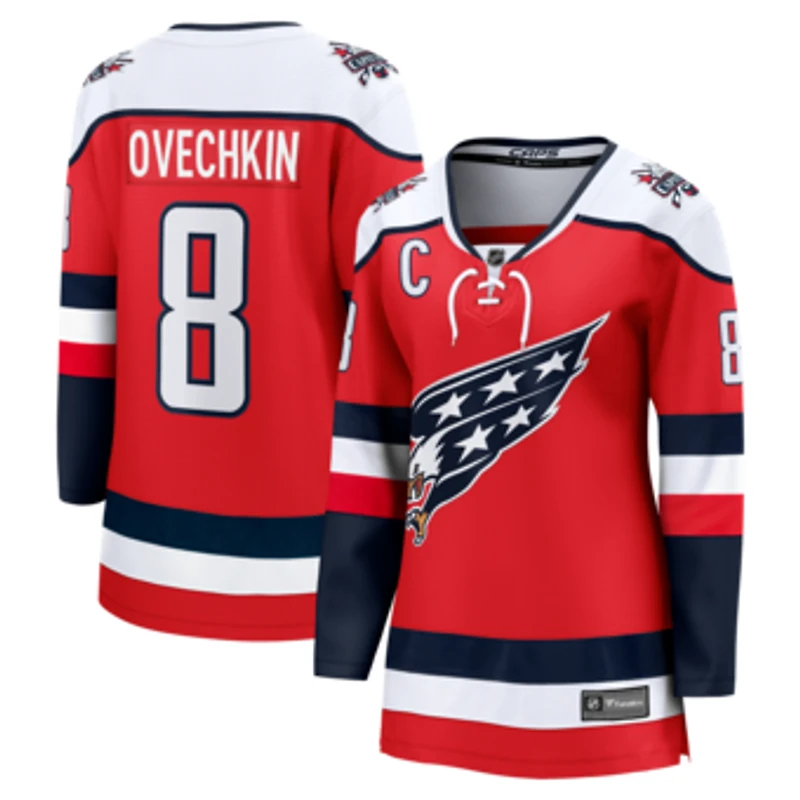 Women's Fanatics Alexander Ovechkin Red Washington Capitals Alternate Breakaway Player Jersey