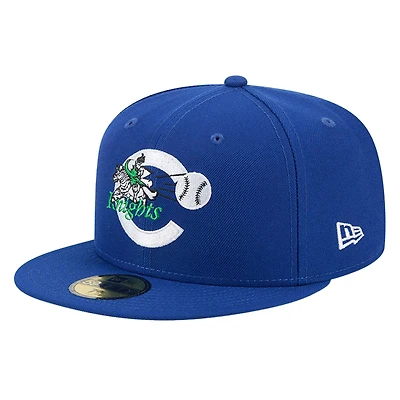 Men's New Era  Blue Charlotte Knights Theme Nights 59FIFTY Fitted Hat