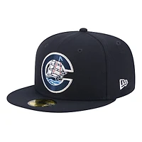 Men's New Era  Navy Columbus Clippers Theme Nights 59FIFTY Fitted Hat