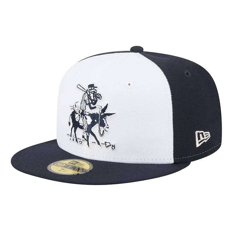 Men's New Era White Reno Aces Theme Nights 59FIFTY Fitted Hat