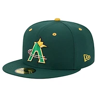 Men's New Era  Dark Green Altoona Curve Theme Nights 59FIFTY Fitted Hat