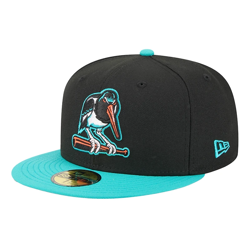 Men's New Era  Black Bowie Baysox Theme Nights 59FIFTY Fitted Hat