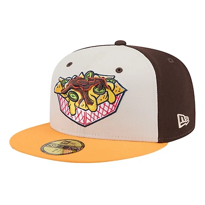 Men's New Era  Brown Memphis Redbirds Theme Nights 59FIFTY Fitted Hat