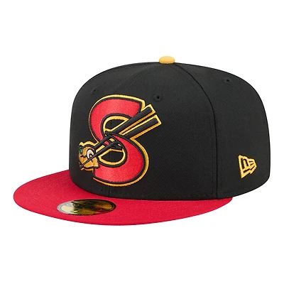 Men's New Era  Black Springfield Cardinals Theme Nights 59FIFTY Fitted Hat