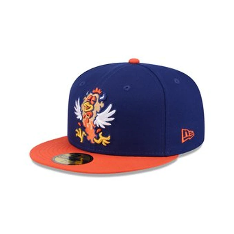 Men's New Era  Dark Blue New Hampshire Fisher Cats Theme Nights 59FIFTY Fitted Hat