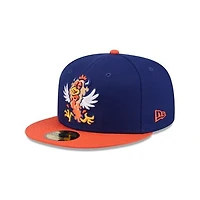 Men's New Era  Dark Blue New Hampshire Fisher Cats Theme Nights 59FIFTY Fitted Hat