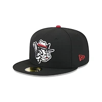 Men's New Era  Black Winston-Salem Dash Theme Nights 59FIFTY Fitted Hat