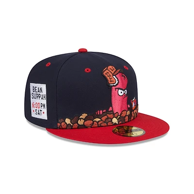 Men's New Era  Navy Portland Sea Dogs Theme Nights 59FIFTY Fitted Hat