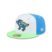 Men's New Era  White Myrtle Beach Pelicans Theme Nights 59FIFTY Fitted Hat