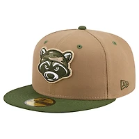 Men's New Era  Tan Hudson Valley RenegadesTheme Nights 59FIFTY Fitted Hat