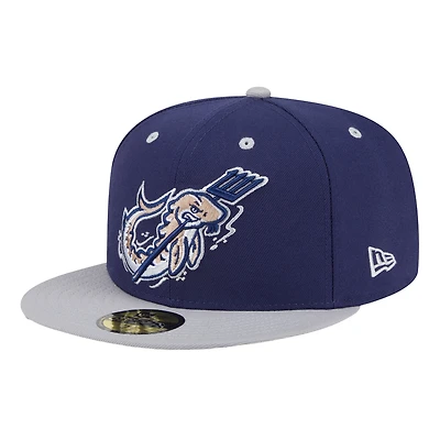Men's New Era  Navy Wisconsin Timber Rattlers Theme Nights 59FIFTY Fitted Hat