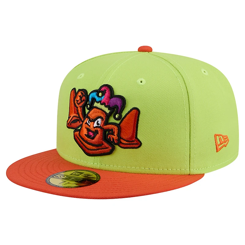 Men's New Era  Light Green Las Vegas Aviators Theme Nights 59FIFTY Fitted Hat
