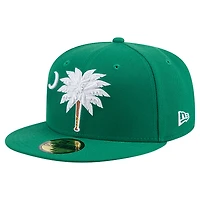Men's New Era  Green Myrtle Beach Pelicans Theme Nights 59FIFTY Fitted Hat