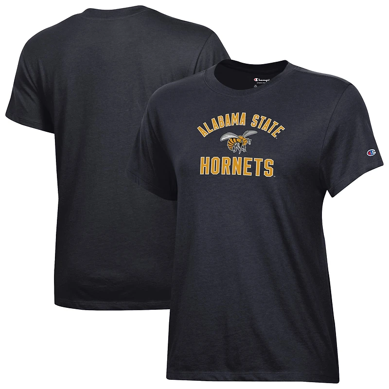 Women's Champion  Black Alabama State Hornets Core T-Shirt